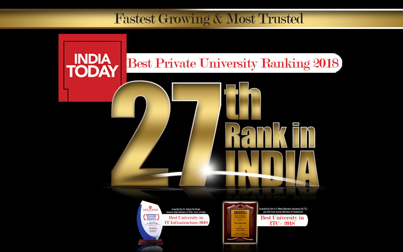 27 ranked india AKS University
